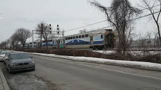 Exo trains Vaudreuil Hudson St Jérome Deadheading 188 1361 1367 Montreal Ouest 16h59 \u0026  17h01