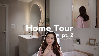 Home Tour pt.2 │ 開箱新家第2集 老公寓浴室大改造 ‧ 放棄主臥廁所!? ‧ 更衣室動線 ‧ 美妝人的混亂工作室 #hometour #裝潢