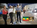 ፒያሳ በምሽት , 🇪🇹 Addis Ababa walking Tour 2024 , Ethiopia