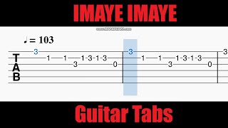 Imaye Imaye guitar tabs,notes,tutorial | G V prakash | Raja Rani.
