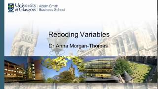 SPSS 24 Tutorial 11: Recoding Variables