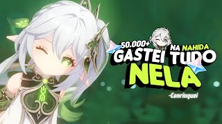 50.000+ GEMAS no BANNER da NAHIDA Tiros em banner / GENSHIN IMPACT