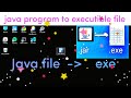 Convert Java File to EXE | Step-by-Step Tutorial to convert java file to executible 