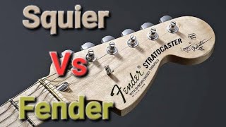 Squier Vs Fender MIM