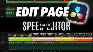 Speed Editor hack on the Edit Page in Davinci Resolve