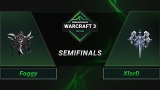 WC3 - Foggy vs. XlorD - Semifinals - DreamHack WarCraft 3 Open: Summer 2021 - Europe