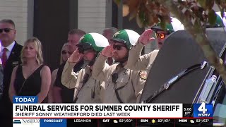Funeral services for Sumner County sheriff