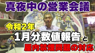 【パチンコ店買い取ってみた】第215回令和2年1月営業分数値報告と屋内禁煙問題の対応