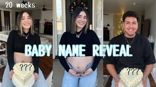 OUR  BABY NAME REVEAL | Jess &' Rich