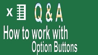 How to work with Option buttons | Excel VBA Questions # 1