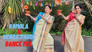 Bengali Dance Mix- Komola x Genda Phool | Dancerianss Bangla Inspired Mashup