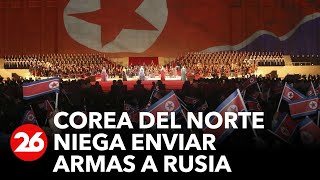 Corea del Norte niega enviar armas a Rusia
