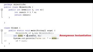 JAVA Calling Object Methods