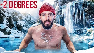 POLAR PLUNGE in FROZEN WATERFALL *GOES HORRIBLY WRONG*