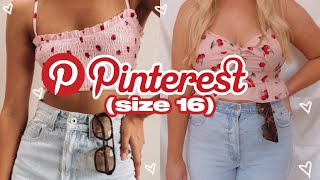 recreating ~trendy~ PINTEREST outfits (with clothes i already own!)