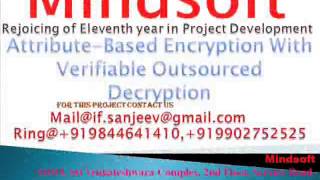 Attribute Based Encryption With Verifiable Outsourced Decryption