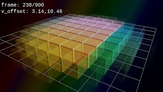 Wrapping Vector3 objects in a grid - threejs demo