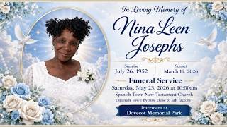 Funeral Service for the Late Nina Leen Josephs