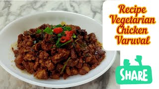 How to cook Vegetarian Chicken in Tamil | Tamilrecipe