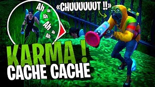 Inoxtag tente de m'humilier mais se fait Karma sur ce Cache Cache Fortnite Créatif !