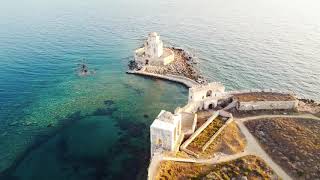 The Castle of Methoni,Messenia,Peloponnese,Greece(drone footage)