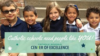 Want more than just a job? Work in a Catholic school!