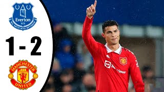 Manchester United vs Everton 1-2 All Goals & Highlights 09/10/2022 HD