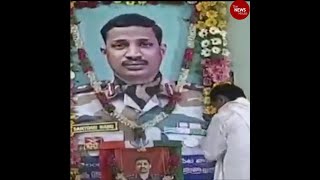 Telangana CM KCR visits family of Colonel Santosh Babu, hands over Rs 5 crore ex gratia