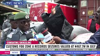 Customs FOU Zone A Records Seizures Valued At N467.7M In  July