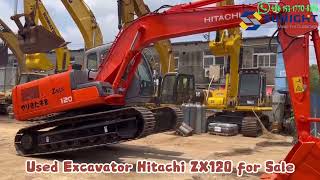 Used Hitachi Excavator ZX120 in 2021 Year, Working Hours: 861.5H