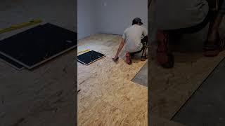 installing sub floor