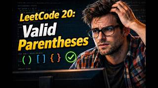 Valid Parentheses - LeetCode 20: Python Stack Solution Tutorial Explained