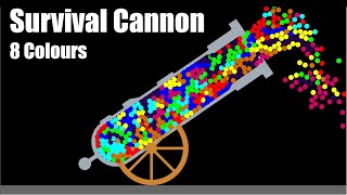 Survival Cannon - Algodoo Proliferation Marble Race