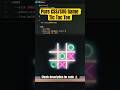 Tic Tac Toe  | HTML CSS Game  #css #tutorials #gaming #shorts