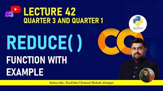 reduce function in python (urdu)  | giaic quarter 3