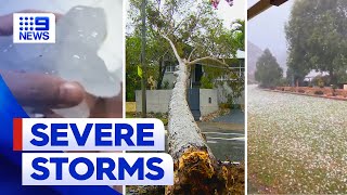 Storms brewing as Christmas weather forecast takes a turn | 9 News Australia