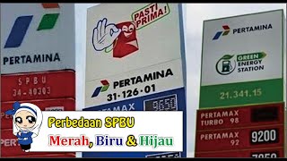 Kamu Harus Tahu! Perbedaan SPBU Pertamina Warna Merah, Biru dan Hijau