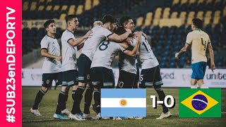 Argentina 1-0 Brasil - Sub 23 - RESUMEN - Torneo United International Football Festival