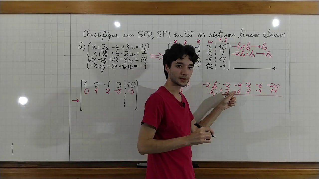 29. Método Do Escalonamento: Mais Exemplos De Classificação De Sistemas ...