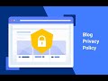 Cara Buat Privacy Policy Blog Versi Terbaru