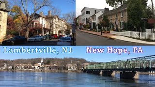 LAMBERTVILLE, NJ - NEW HOPE, PA: Charming small towns on the Delaware River