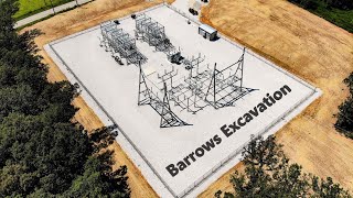 Carroll Electric substation built by Barrows Excavation