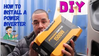 How To install a power inverter in your semi truck! vlog #3