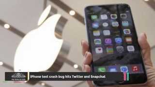 iPhone Text Crash Bug Hits Twitter and Snapchat