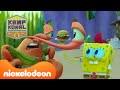 Apakah SpongeBob Sebenarnya Menciptakan Krabby Patty?! 🍔 | Kamp Koral | Nickelodeon Inggris