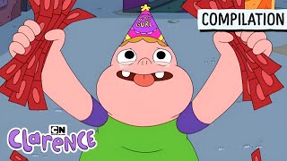 One Hour of Hilarious Moments with Clarence! | Clarence | Cartoon Network