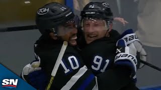Steven Stamkos Gifts Anthony Duclair Perfect Feed For First Goal With Lightning