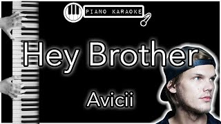 Hey Brother - Avicii - Piano Karaoke Instrumental