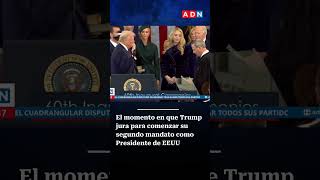 El momento en que Trump jura para comenzar su segundo mandato como Presidente de Estados Unidos