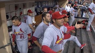 STL@SD: Matheny, Lynn take issue with umpire's calls